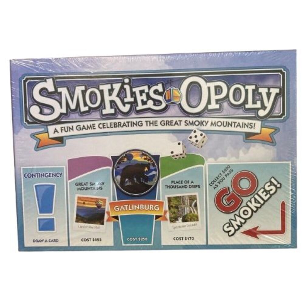 NEW SMOKIES-OPOLY Board Game The Great Smokies Mountains By Late for the Sky